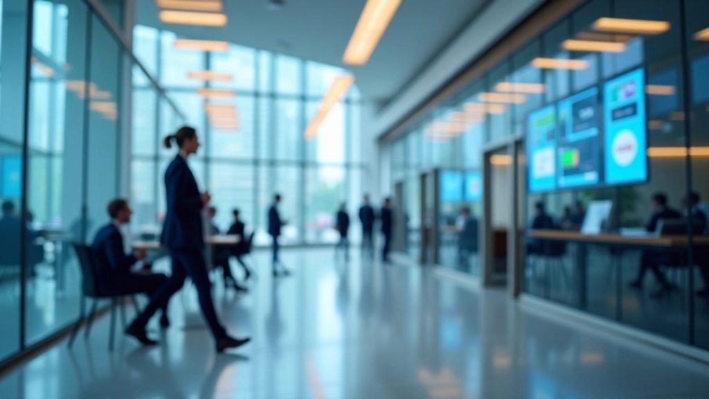 Bureau moderne de TransitPay Europen SARL avec équipes travaillant sur les innovations en paiement