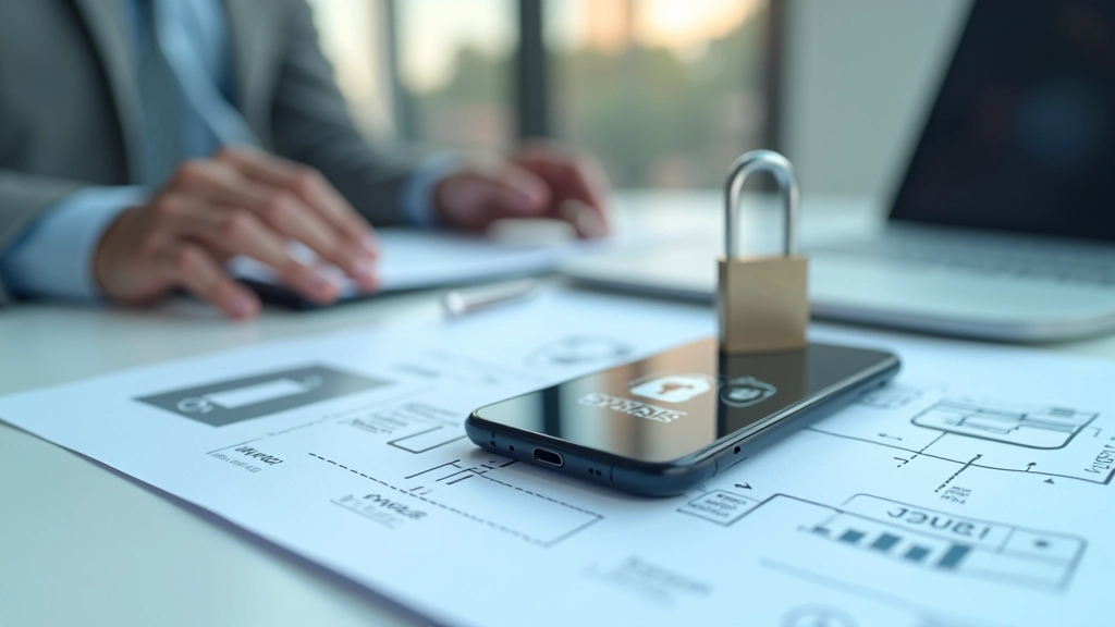 Illustration conceptuelle de la sécurité des transactions par code QR avec symboles de cadenas et de cryptage